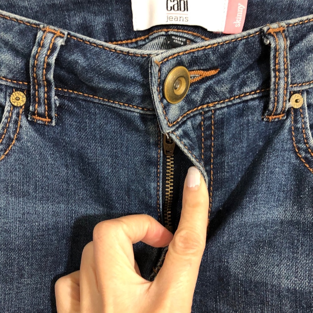 CAbi Skinny denim jeans Blue size 2 - Picture 9 of 15